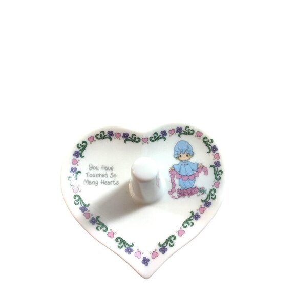 Precious Moments Enesco Ring Holder You Have Touched So Many Hearts 1996 - Picture 1 of 7